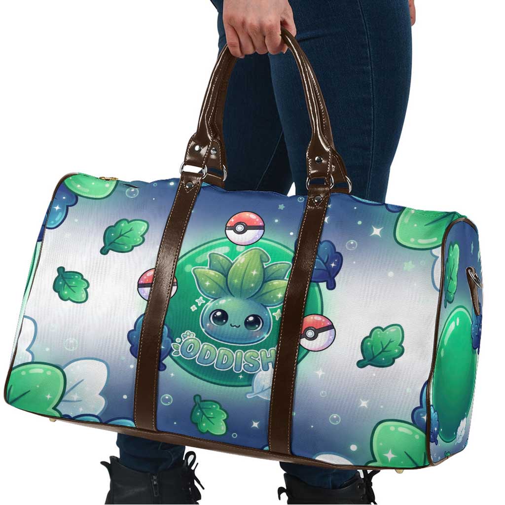 Oddish Travel Bag Whimsical Kawaii Botanical Fantasy