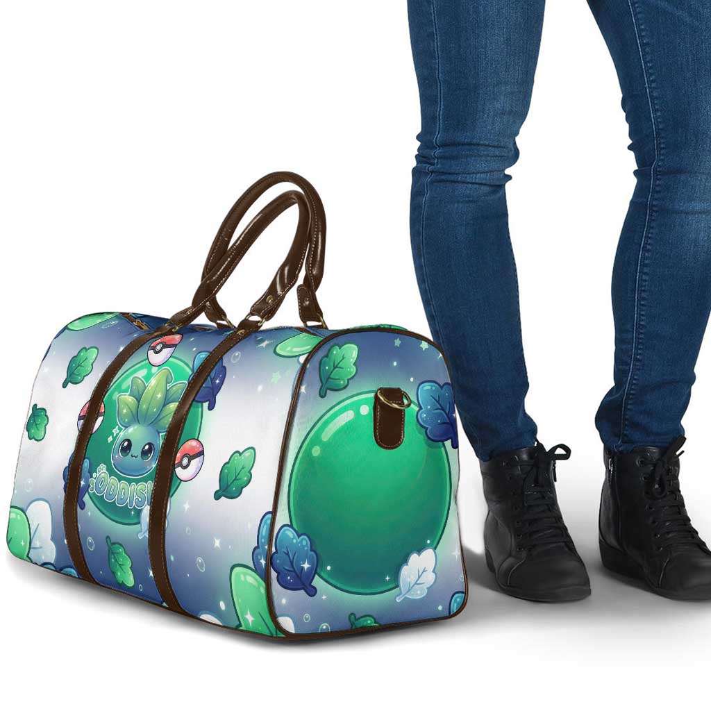 Oddish Travel Bag Whimsical Kawaii Botanical Fantasy