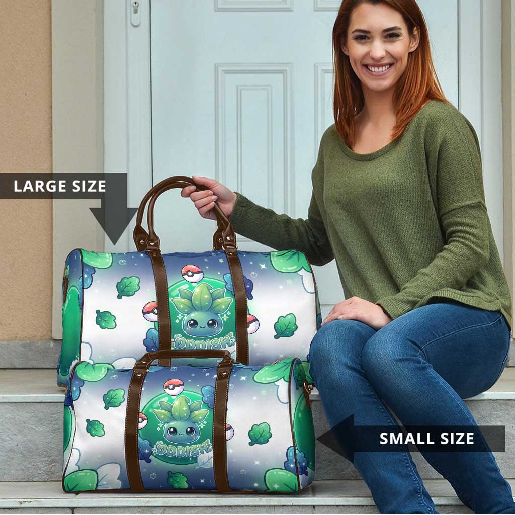 Oddish Travel Bag Whimsical Kawaii Botanical Fantasy