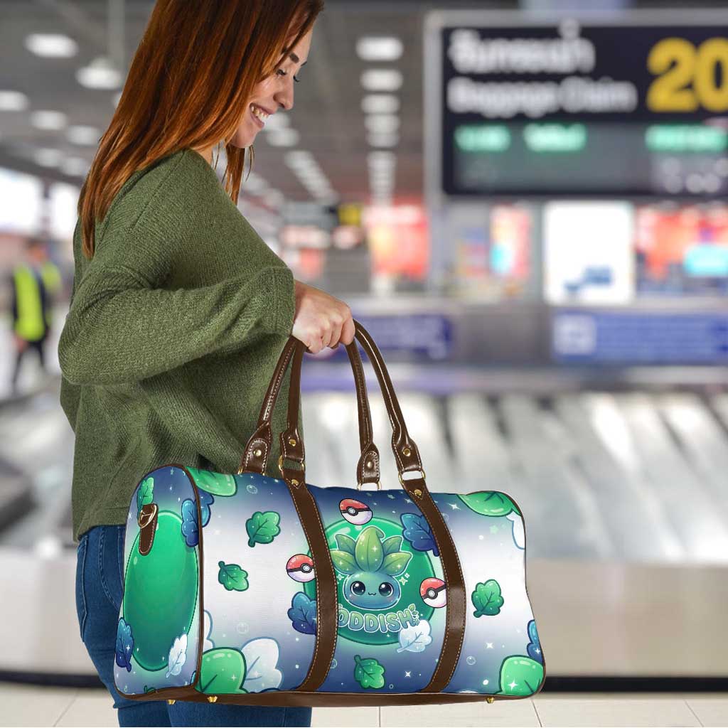 Oddish Travel Bag Whimsical Kawaii Botanical Fantasy