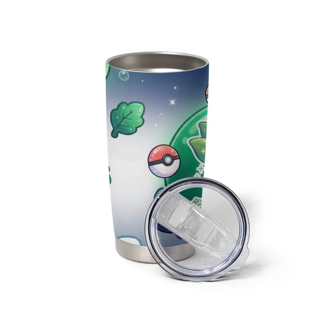 Oddish Tumbler Cup Whimsical Kawaii Botanical Fantasy