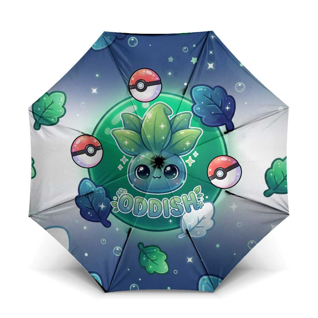 Oddish Umbrella Whimsical Kawaii Botanical Fantasy