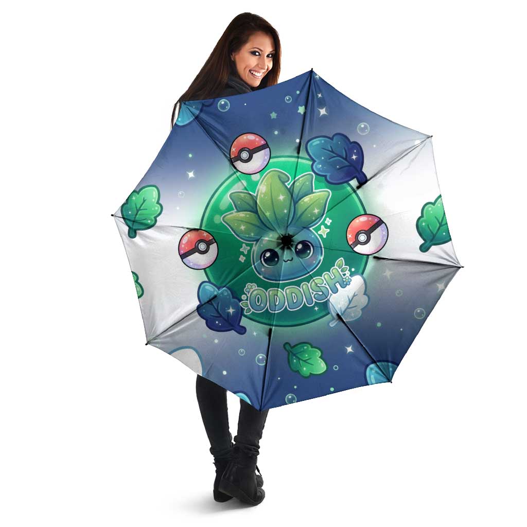 Oddish Umbrella Whimsical Kawaii Botanical Fantasy