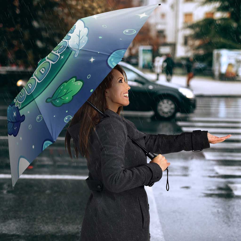 Oddish Umbrella Whimsical Kawaii Botanical Fantasy