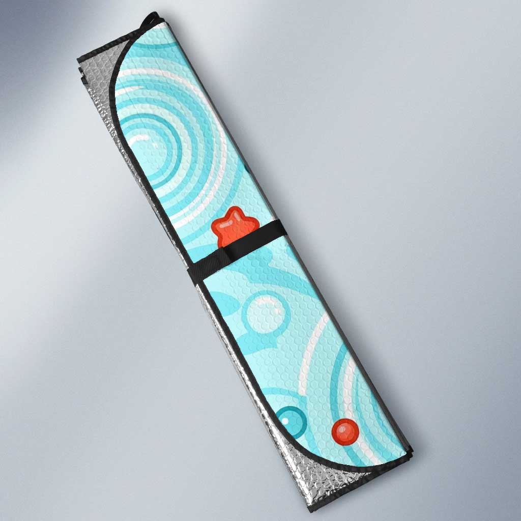 Totodile Auto Sun Shade Vibrant Kawaii Splash Pop Art
