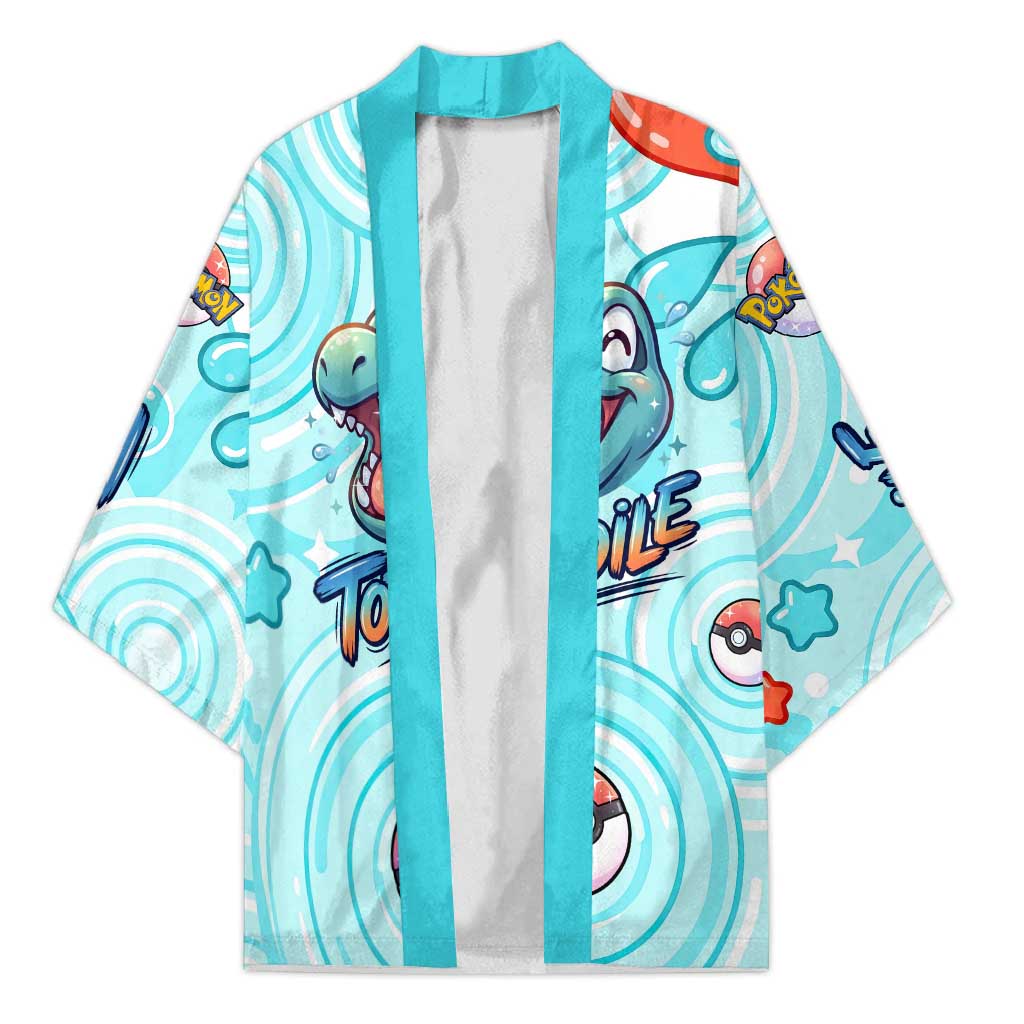 Totodile Kimono Vibrant Kawaii Splash Pop Art