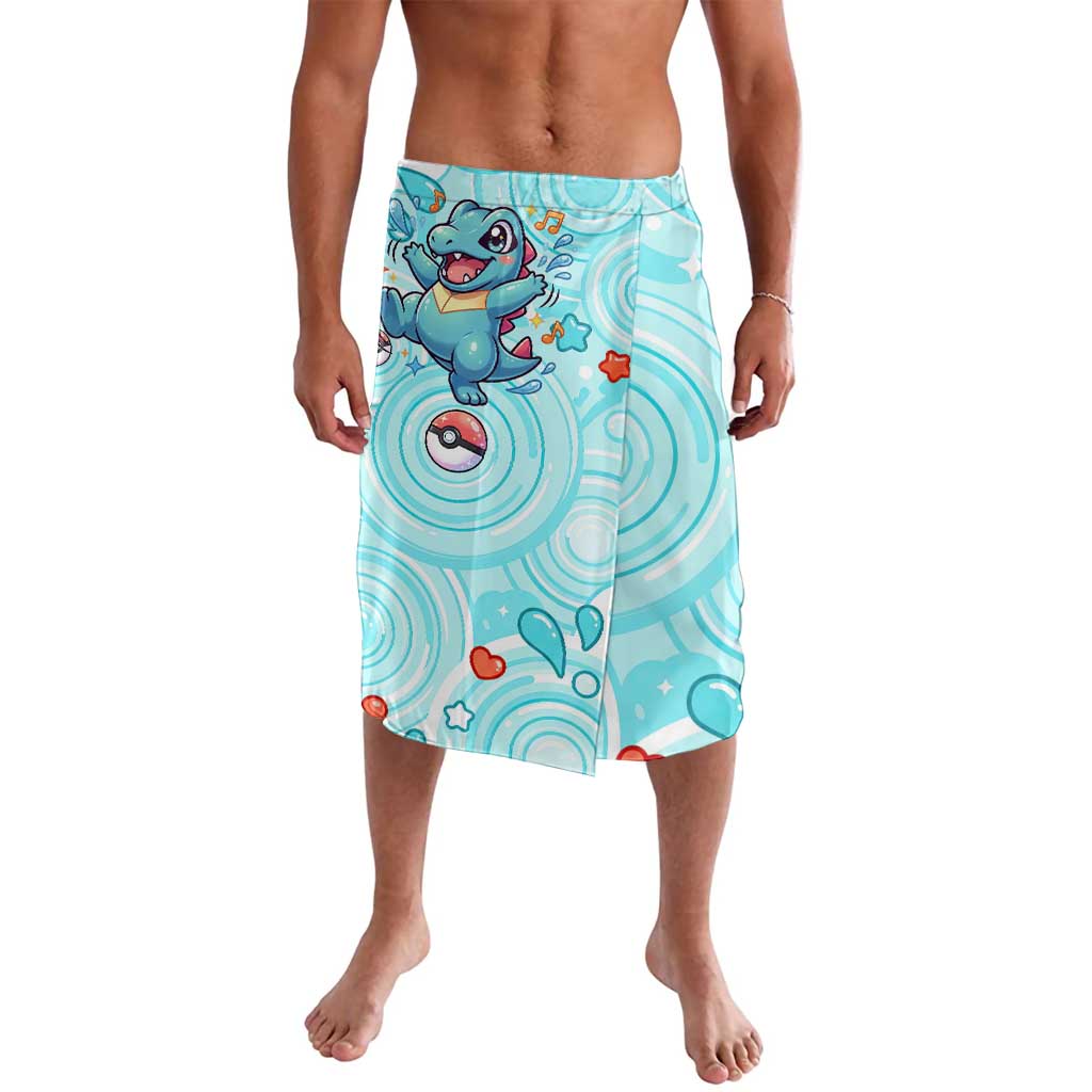 Totodile Lavalava Vibrant Kawaii Splash Pop Art