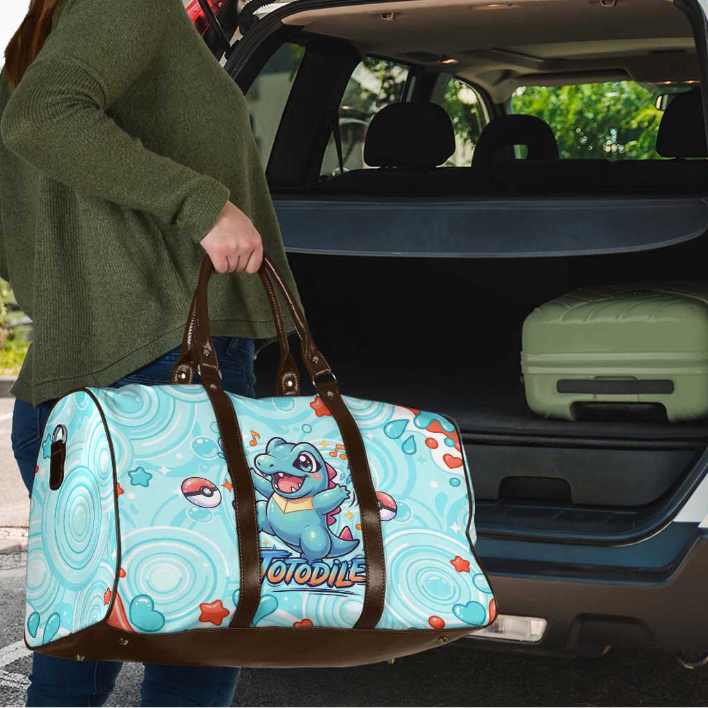 Totodile Travel Bag Vibrant Kawaii Splash Pop Art