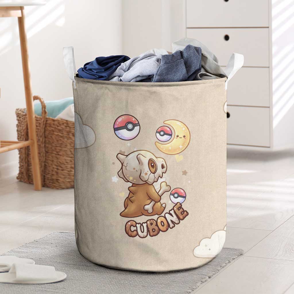 Cubone Laundry Basket Soft Pastel Dreamcore Aesthetic