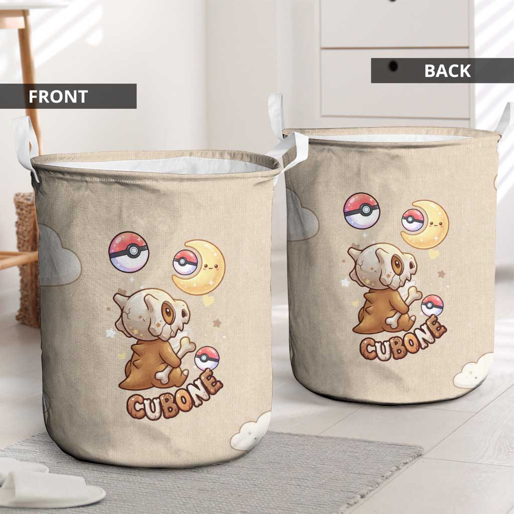 Cubone Laundry Basket Soft Pastel Dreamcore Aesthetic