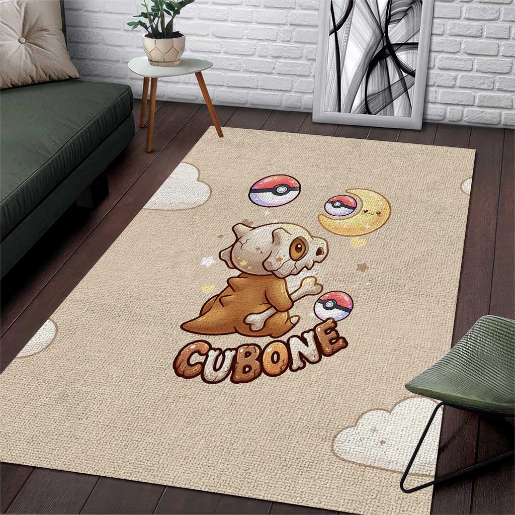 Cubone Area Rug Soft Pastel Dreamcore Aesthetic
