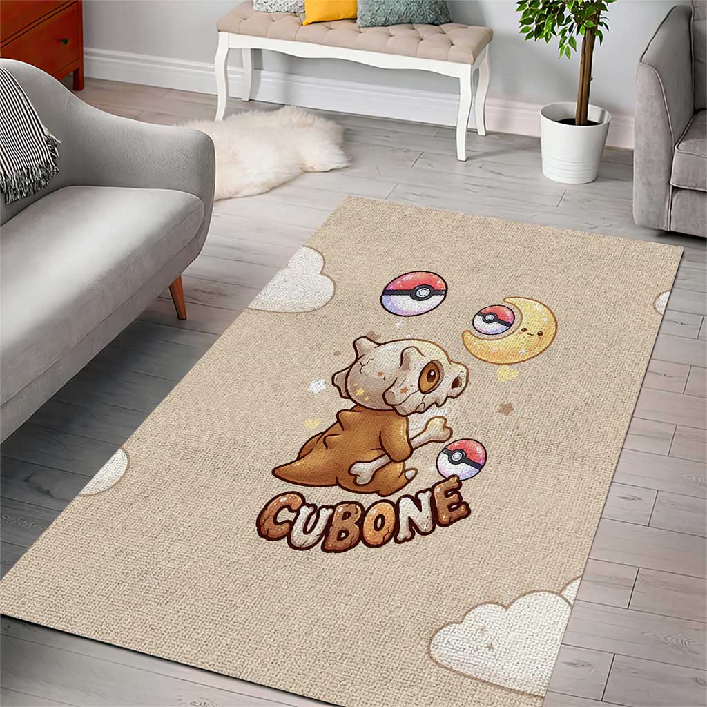 Cubone Area Rug Soft Pastel Dreamcore Aesthetic