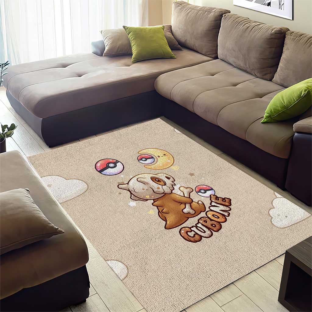 Cubone Area Rug Soft Pastel Dreamcore Aesthetic