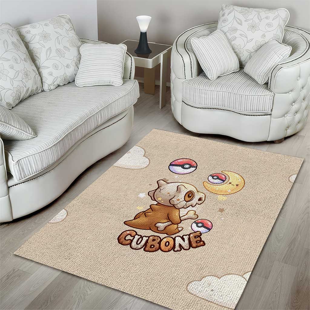 Cubone Area Rug Soft Pastel Dreamcore Aesthetic