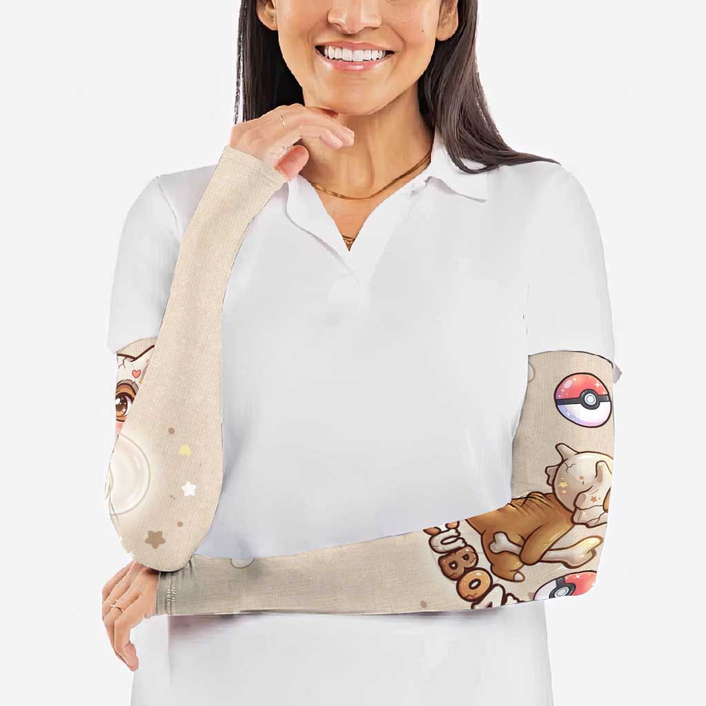 Cubone Arm Sleeves Soft Pastel Dreamcore Aesthetic