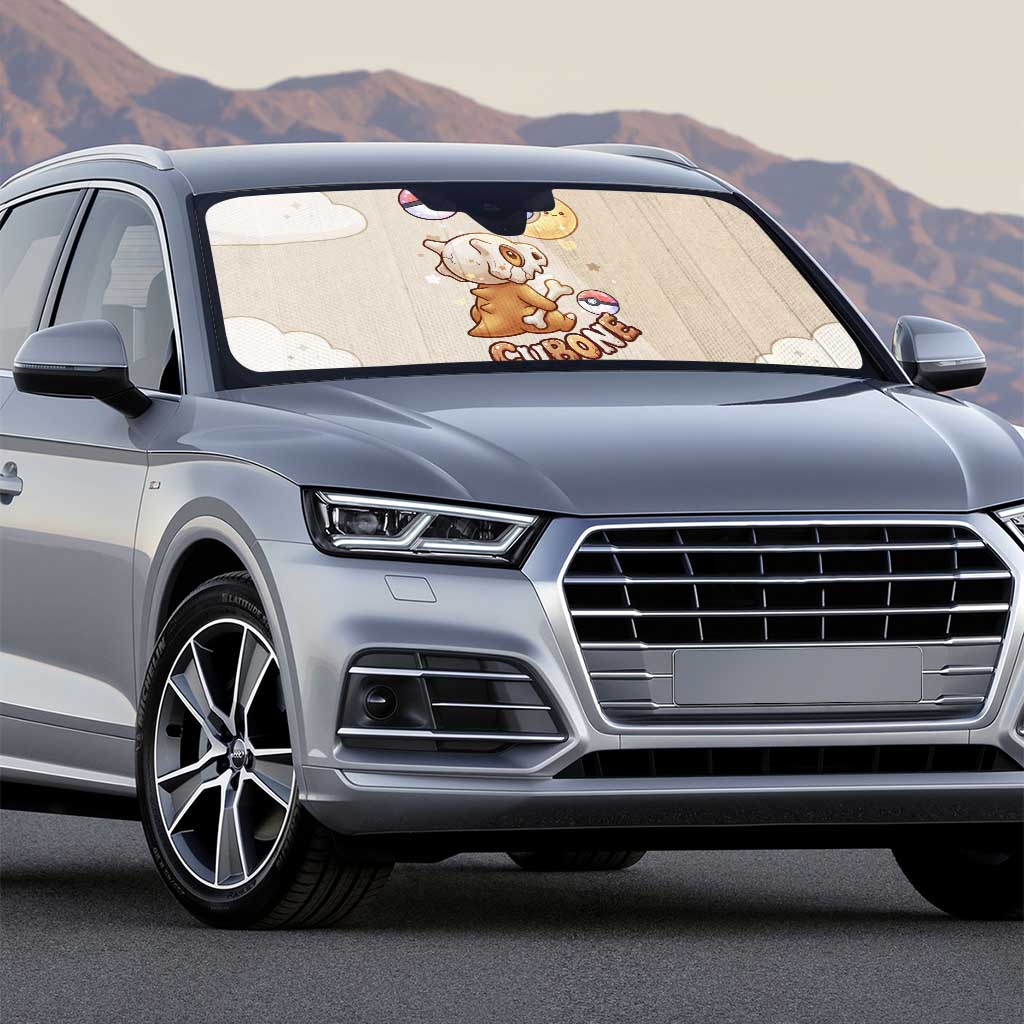 Cubone Auto Sun Shade Soft Pastel Dreamcore Aesthetic