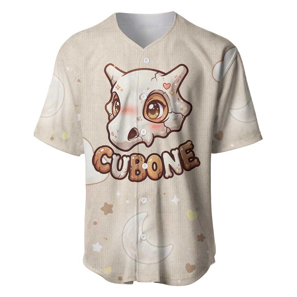 Cubone Baseball Jersey Soft Pastel Dreamcore Aesthetic