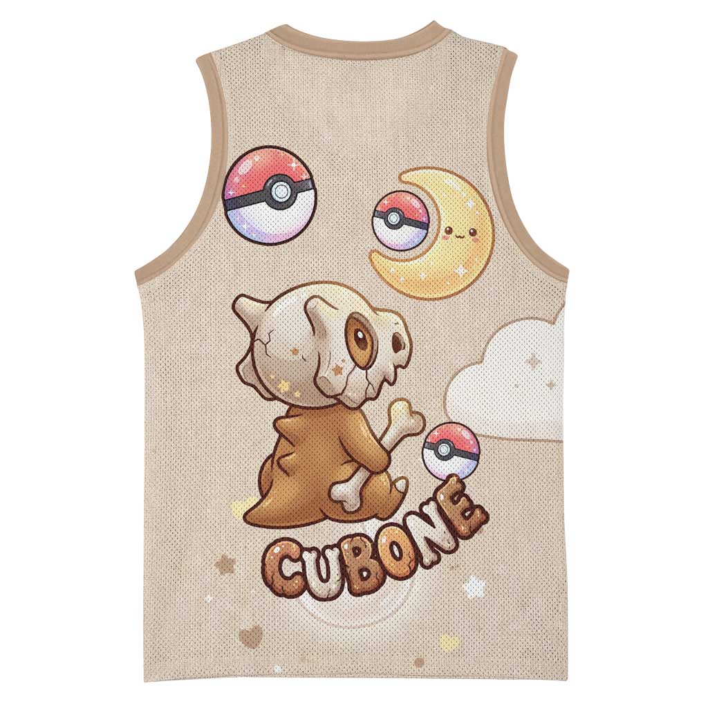 Cubone Basketball Jersey Soft Pastel Dreamcore Aesthetic