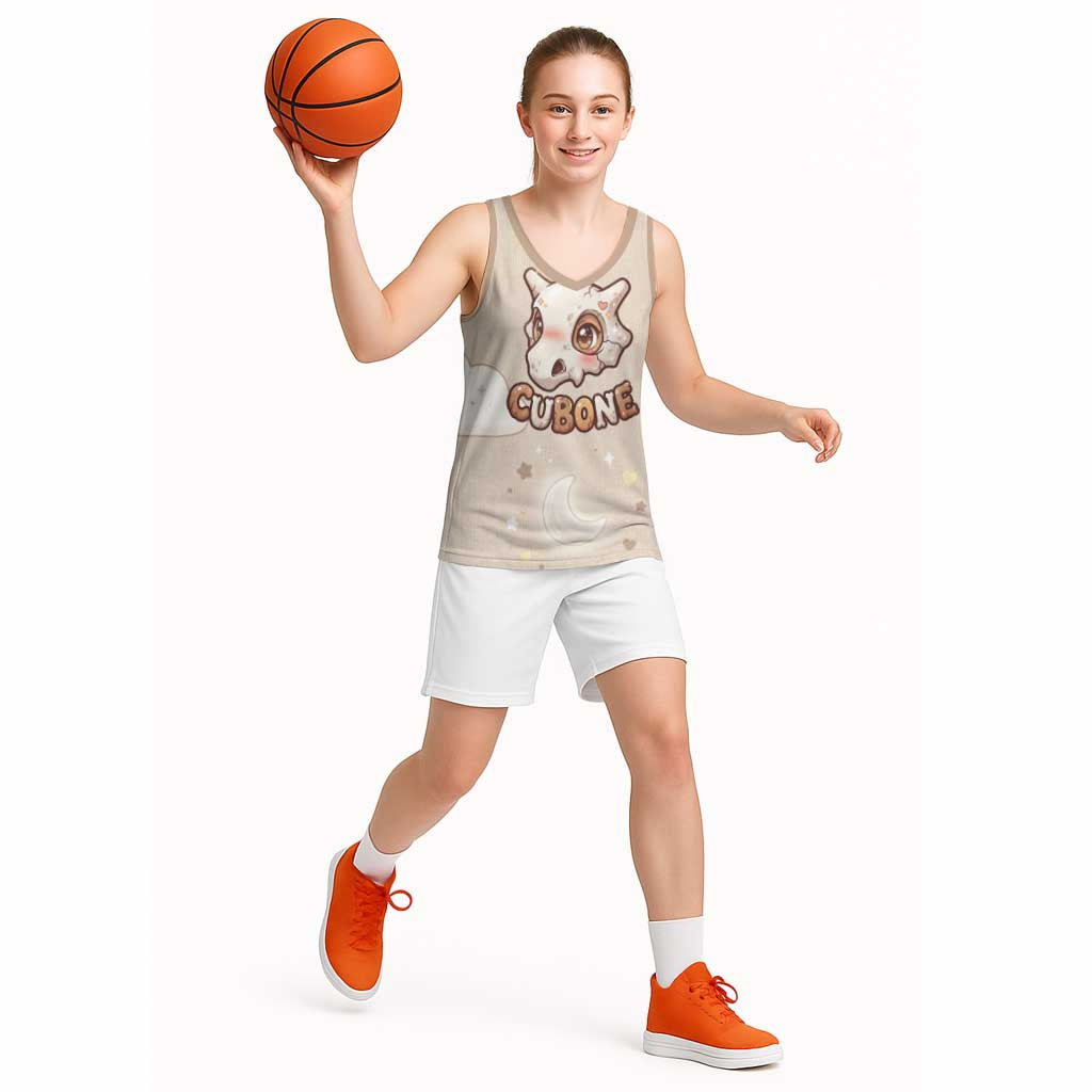 Cubone Basketball Jersey Soft Pastel Dreamcore Aesthetic