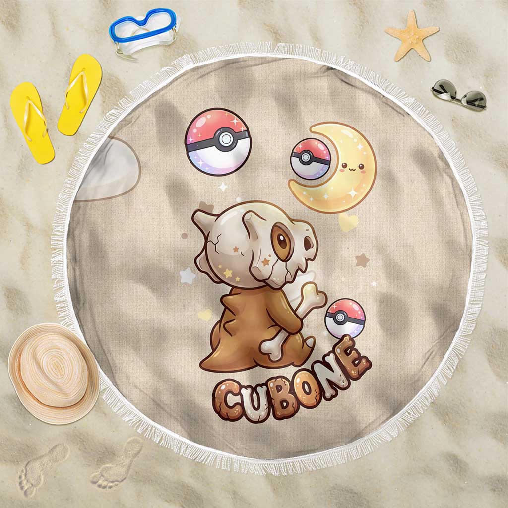 Cubone Beach Blanket Soft Pastel Dreamcore Aesthetic