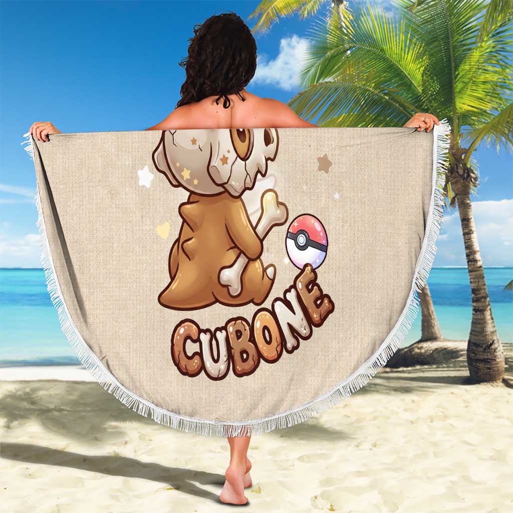 Cubone Beach Blanket Soft Pastel Dreamcore Aesthetic