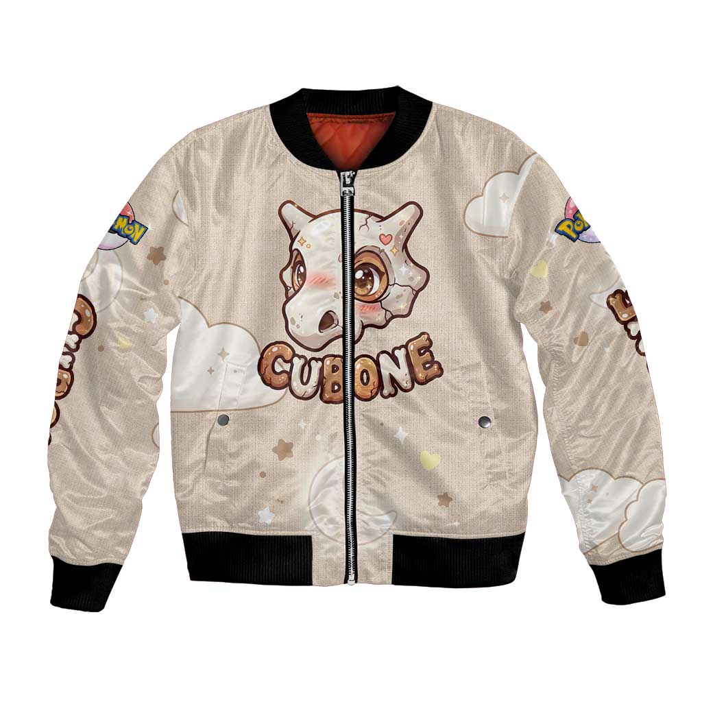 Cubone Bomber Jacket Soft Pastel Dreamcore Aesthetic