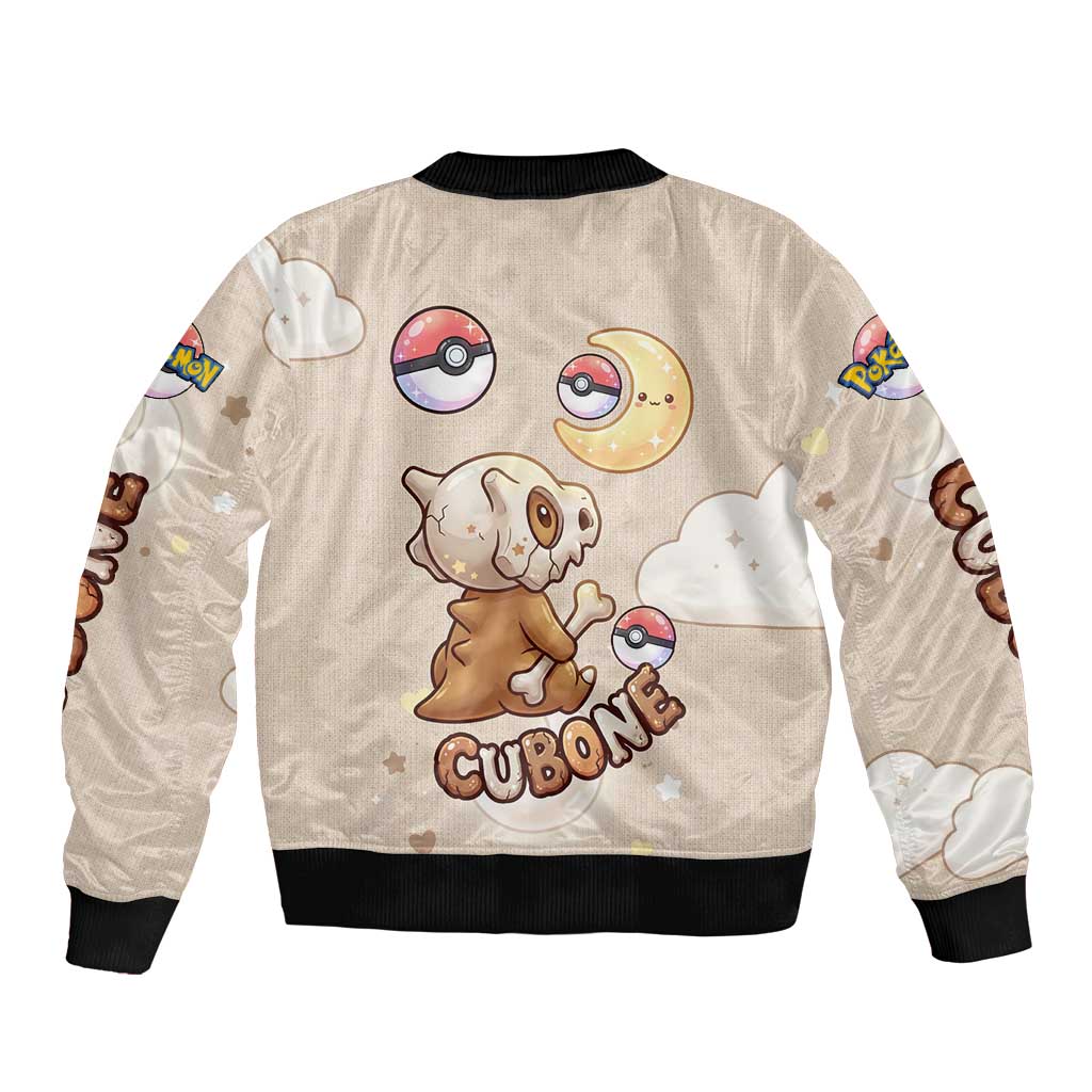 Cubone Bomber Jacket Soft Pastel Dreamcore Aesthetic