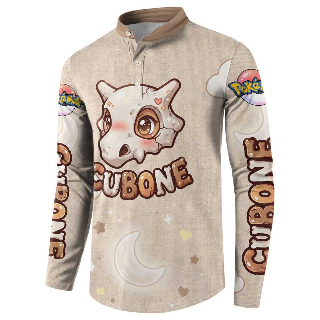 Cubone Button Sweatshirt Soft Pastel Dreamcore Aesthetic