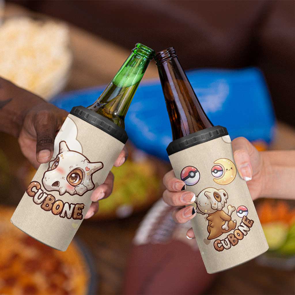 Cubone 4 in 1 Can Cooler Tumbler Soft Pastel Dreamcore Aesthetic
