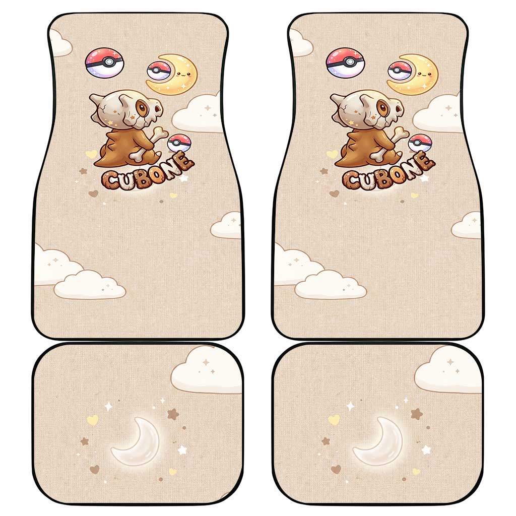 Cubone Car Mats Soft Pastel Dreamcore Aesthetic