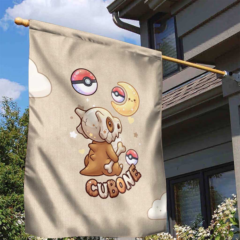 Cubone Garden Flag Soft Pastel Dreamcore Aesthetic