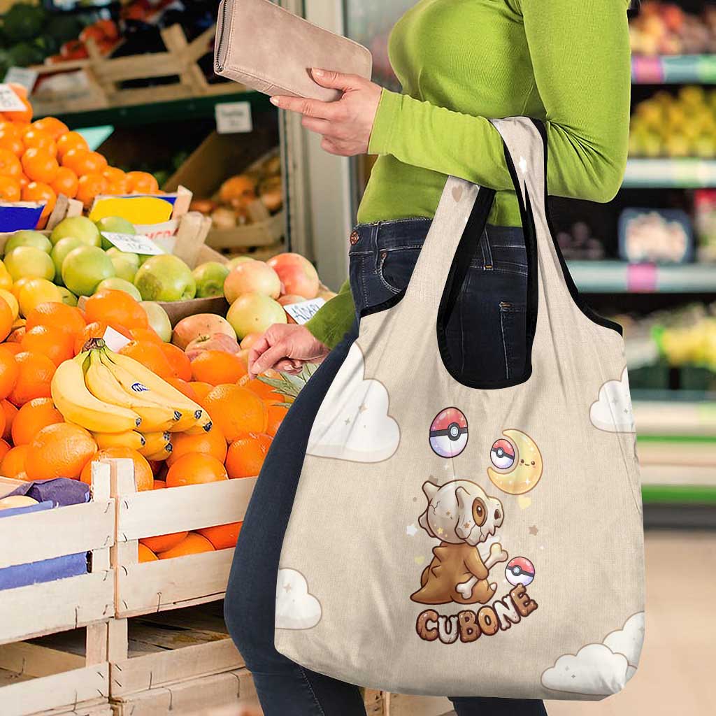 Cubone Grocery Bag Soft Pastel Dreamcore Aesthetic
