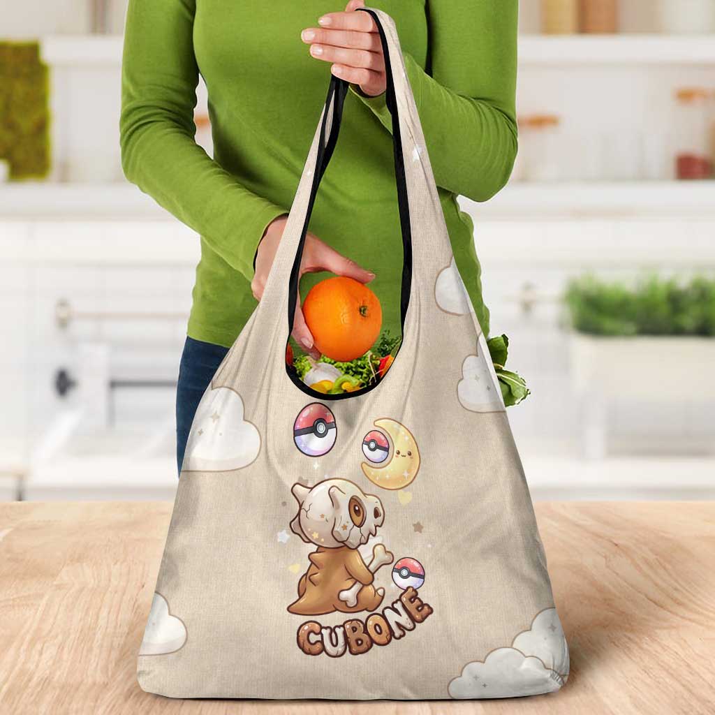 Cubone Grocery Bag Soft Pastel Dreamcore Aesthetic