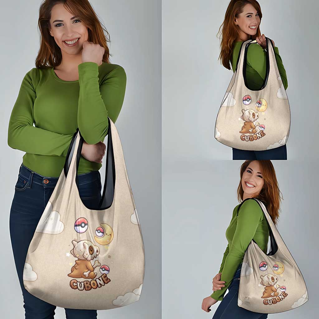 Cubone Grocery Bag Soft Pastel Dreamcore Aesthetic