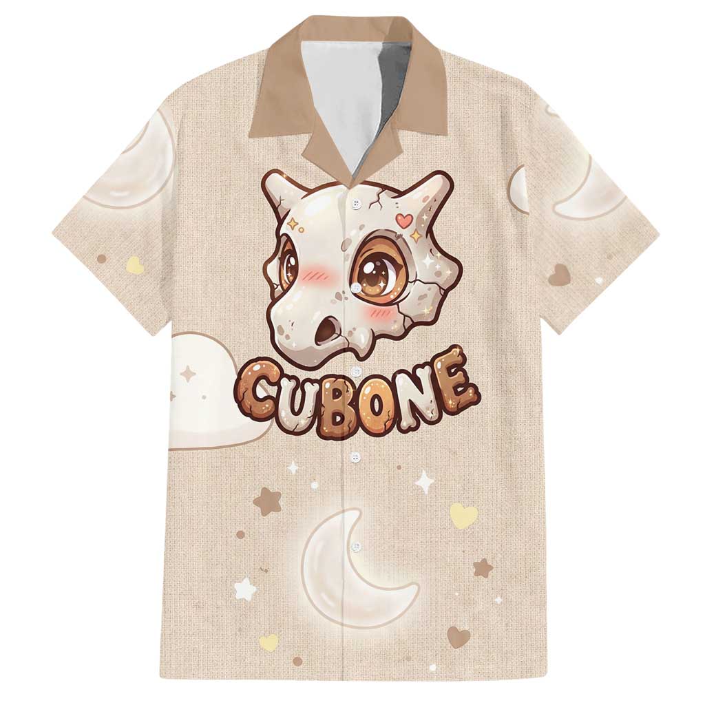 Cubone Hawaiian Shirt Soft Pastel Dreamcore Aesthetic
