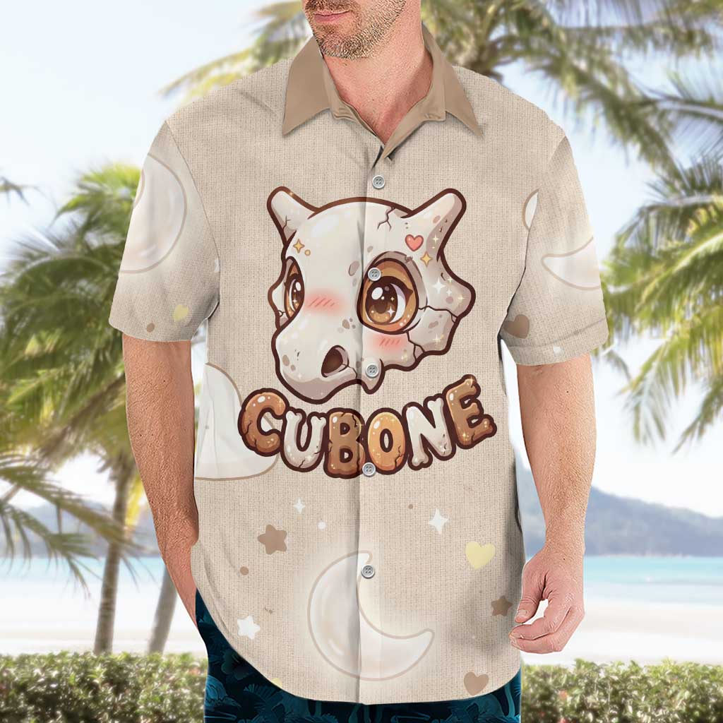 Cubone Hawaiian Shirt Soft Pastel Dreamcore Aesthetic