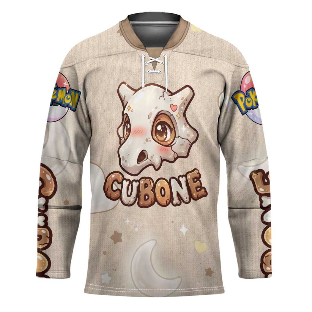 Cubone Hockey Jersey Soft Pastel Dreamcore Aesthetic