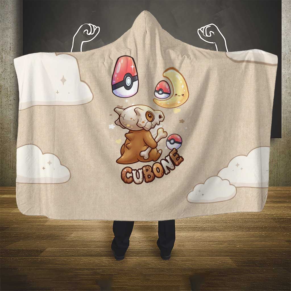 Cubone Hooded Blanket Soft Pastel Dreamcore Aesthetic