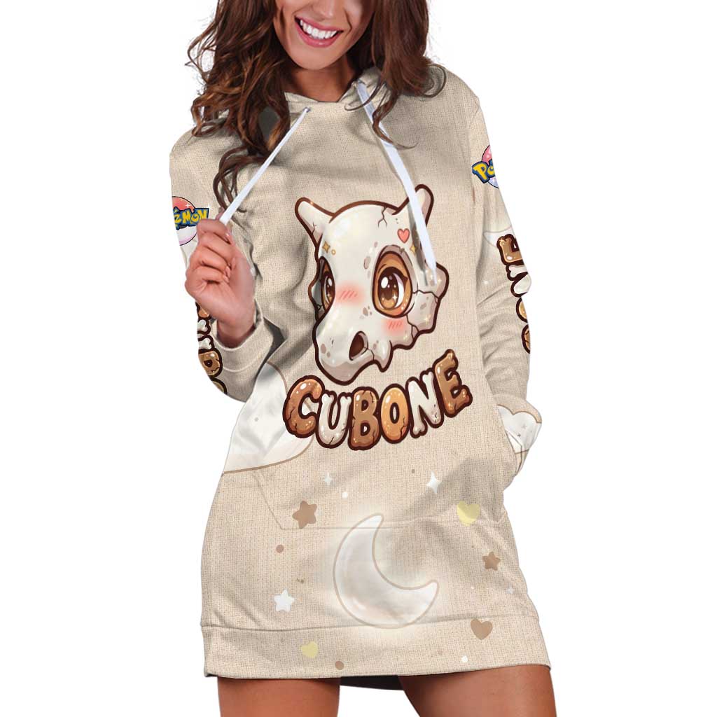 Cubone Hoodie Dress Soft Pastel Dreamcore Aesthetic