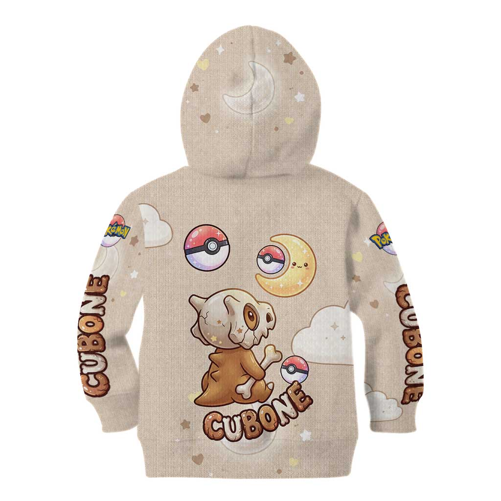 Cubone Kid Hoodie Soft Pastel Dreamcore Aesthetic