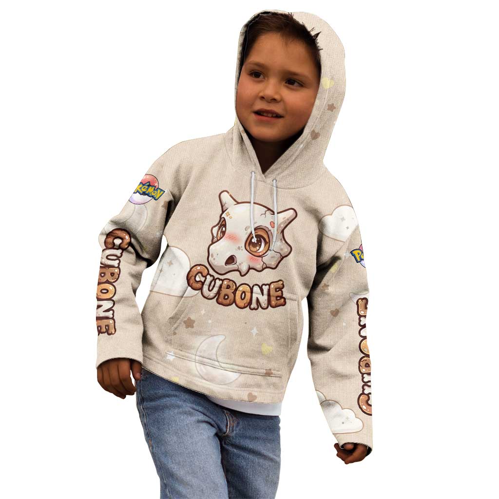 Cubone Kid Hoodie Soft Pastel Dreamcore Aesthetic