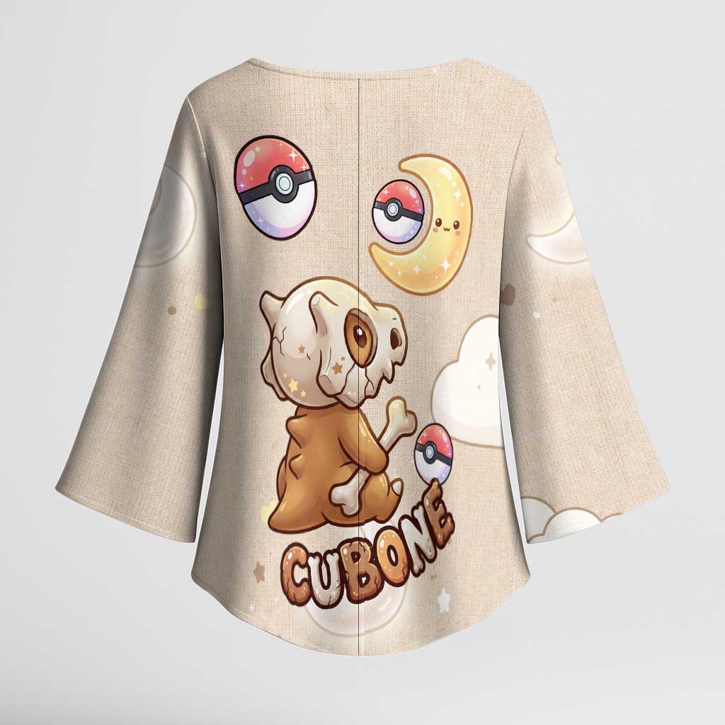 Cubone Kimono Sleeve Blouse Soft Pastel Dreamcore Aesthetic