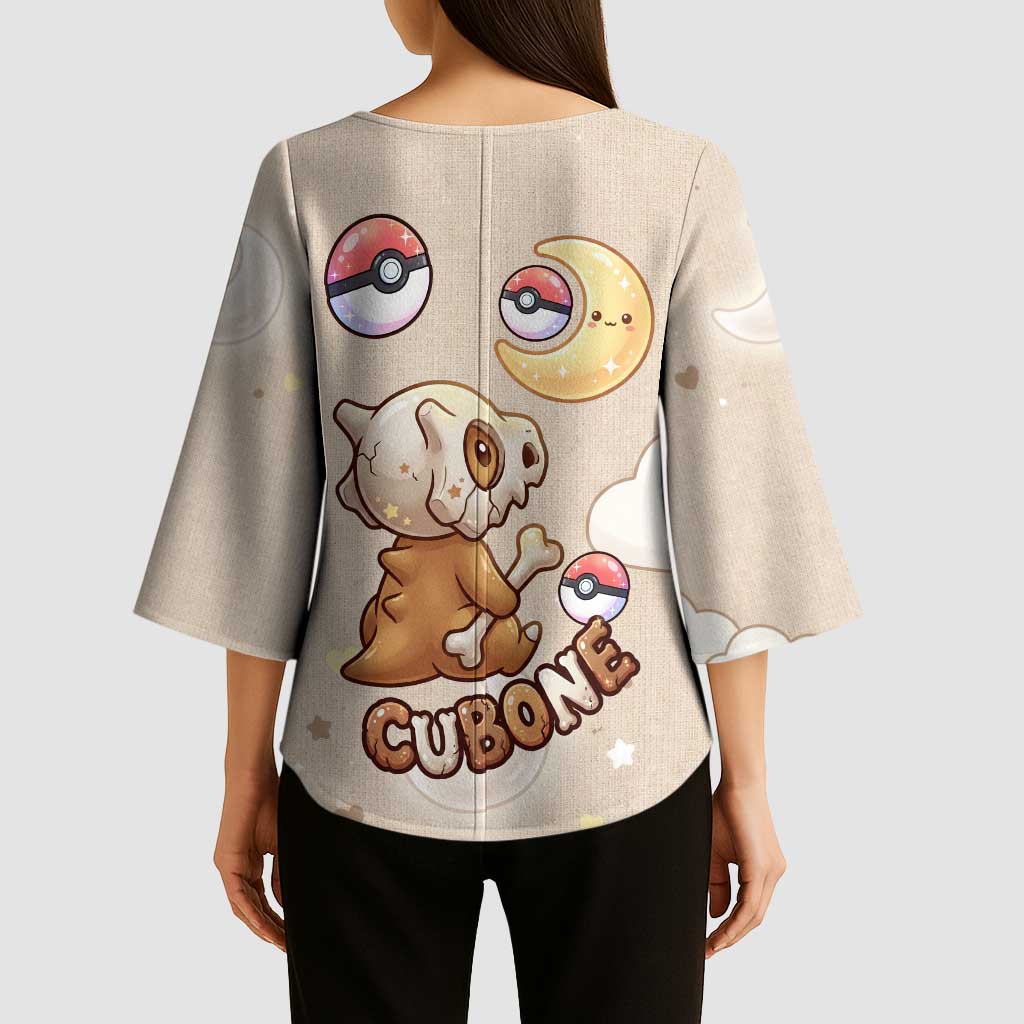 Cubone Kimono Sleeve Blouse Soft Pastel Dreamcore Aesthetic