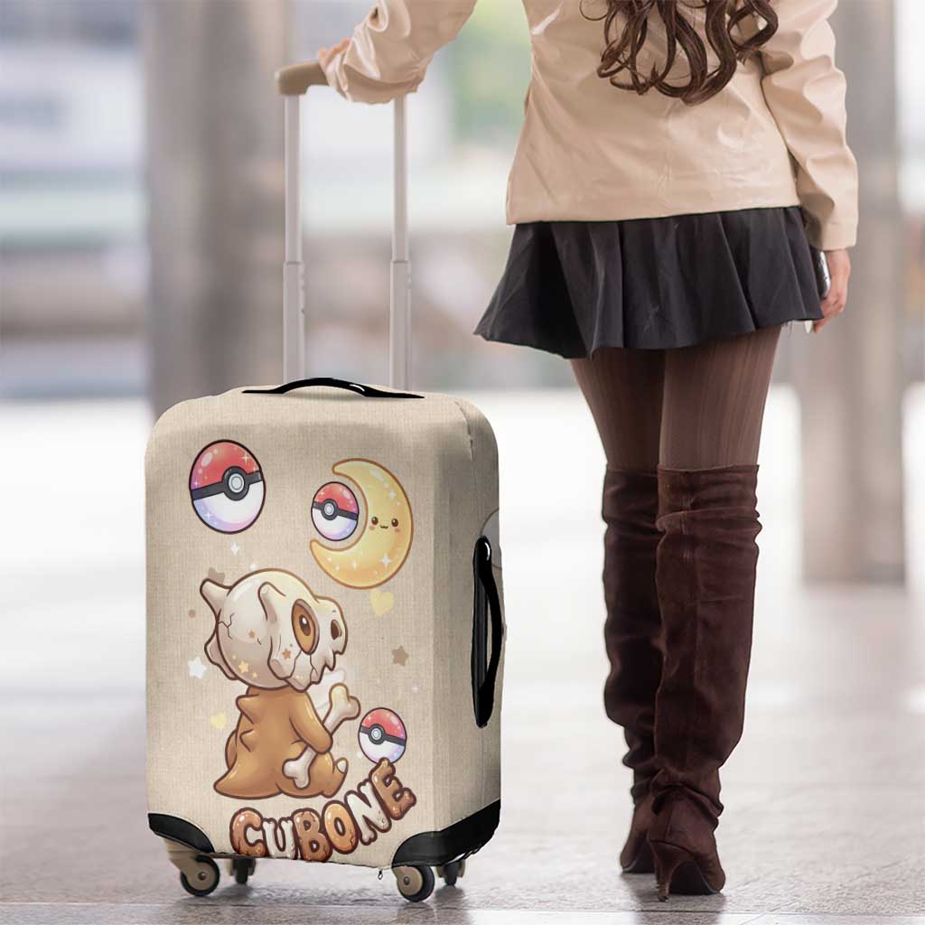 Cubone Luggage Cover Soft Pastel Dreamcore Aesthetic