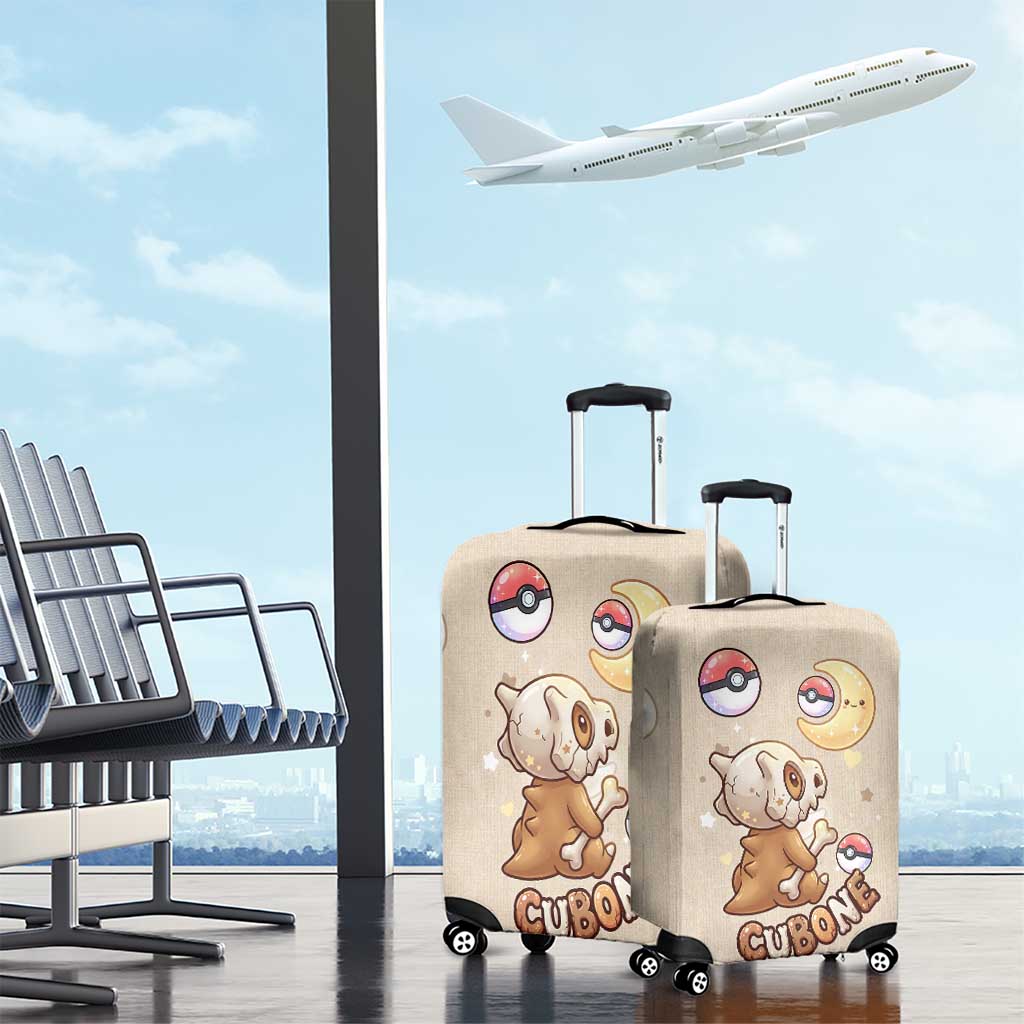 Cubone Luggage Cover Soft Pastel Dreamcore Aesthetic