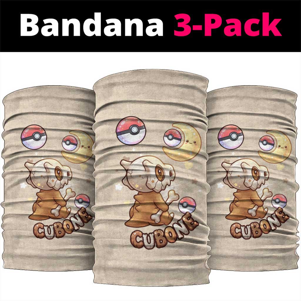Cubone Neck Gaiter Soft Pastel Dreamcore Aesthetic