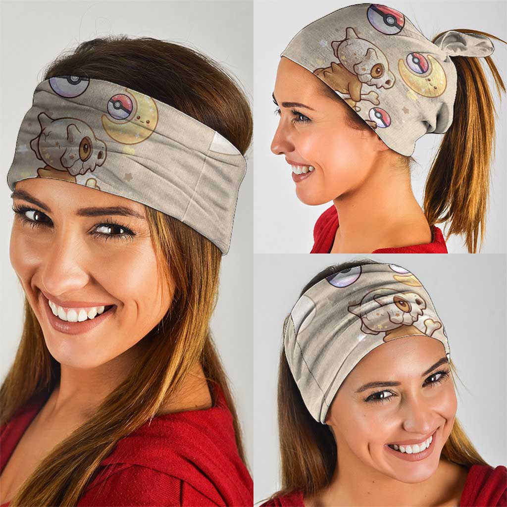 Cubone Neck Gaiter Soft Pastel Dreamcore Aesthetic