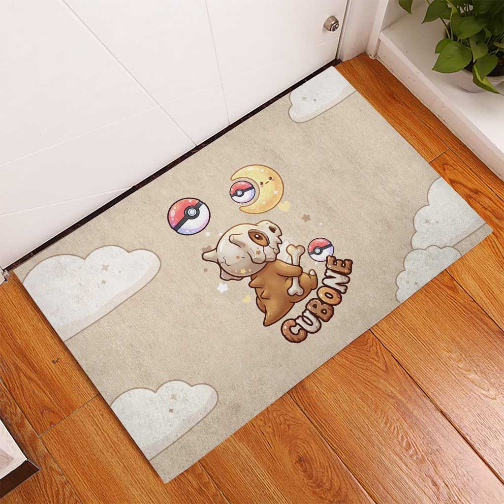 Cubone Rubber Doormat Soft Pastel Dreamcore Aesthetic