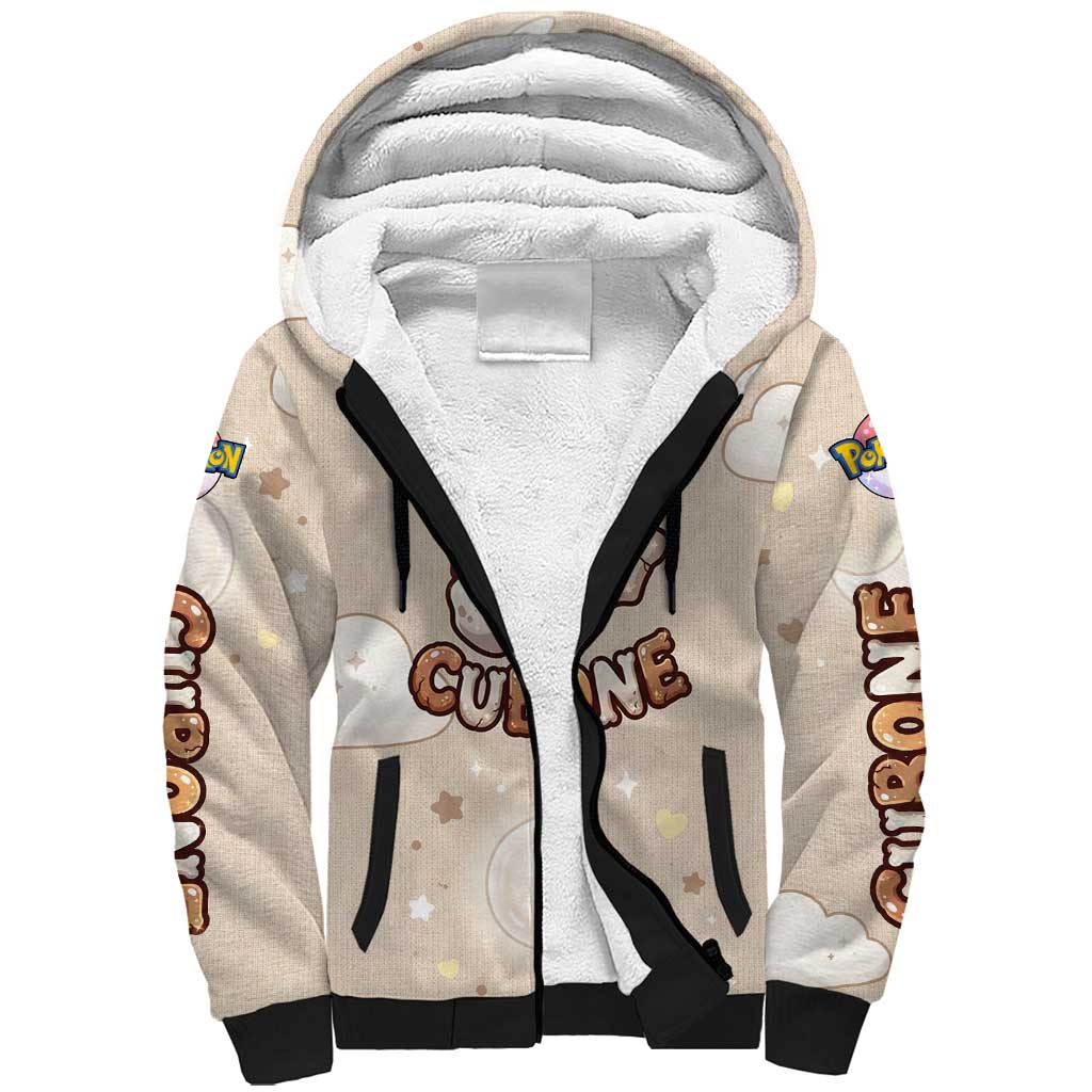 Cubone Sherpa Hoodie Soft Pastel Dreamcore Aesthetic