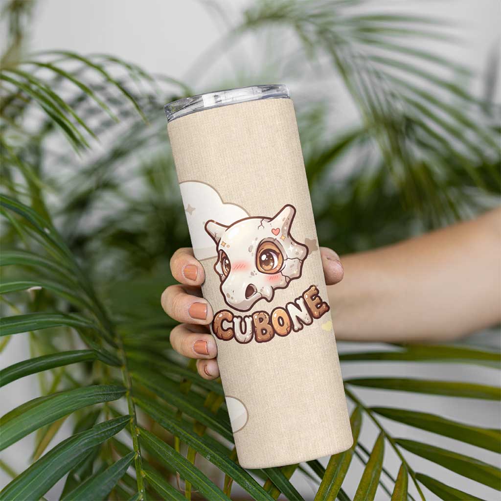 Cubone Skinny Tumbler Soft Pastel Dreamcore Aesthetic